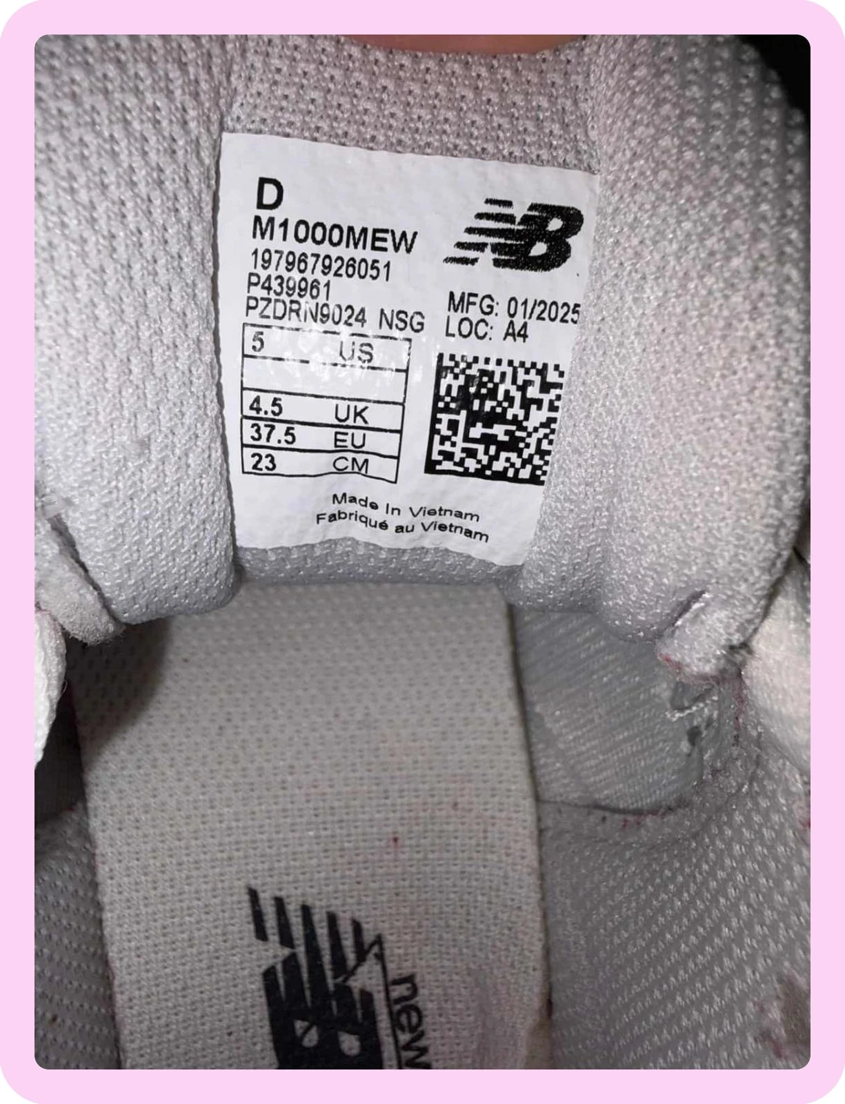 Tênis feminino New Balance tamanho 37 1/2 usado uma vez – photo 7